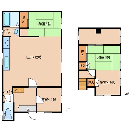 6条東11丁目戸建ての物件間取画像